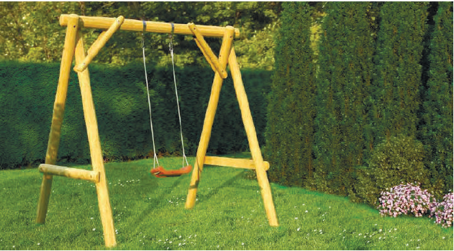 Tek kişilik salıncak için malzeme, ø12cm