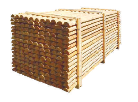 Yarı çit ø6 cm emprenyeli (bm)