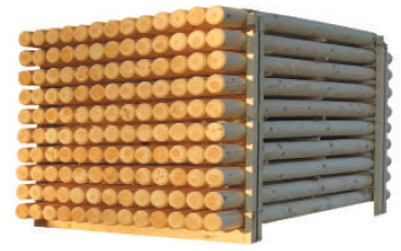 Palisade ø14 cm kuru emprenyeli (bm)