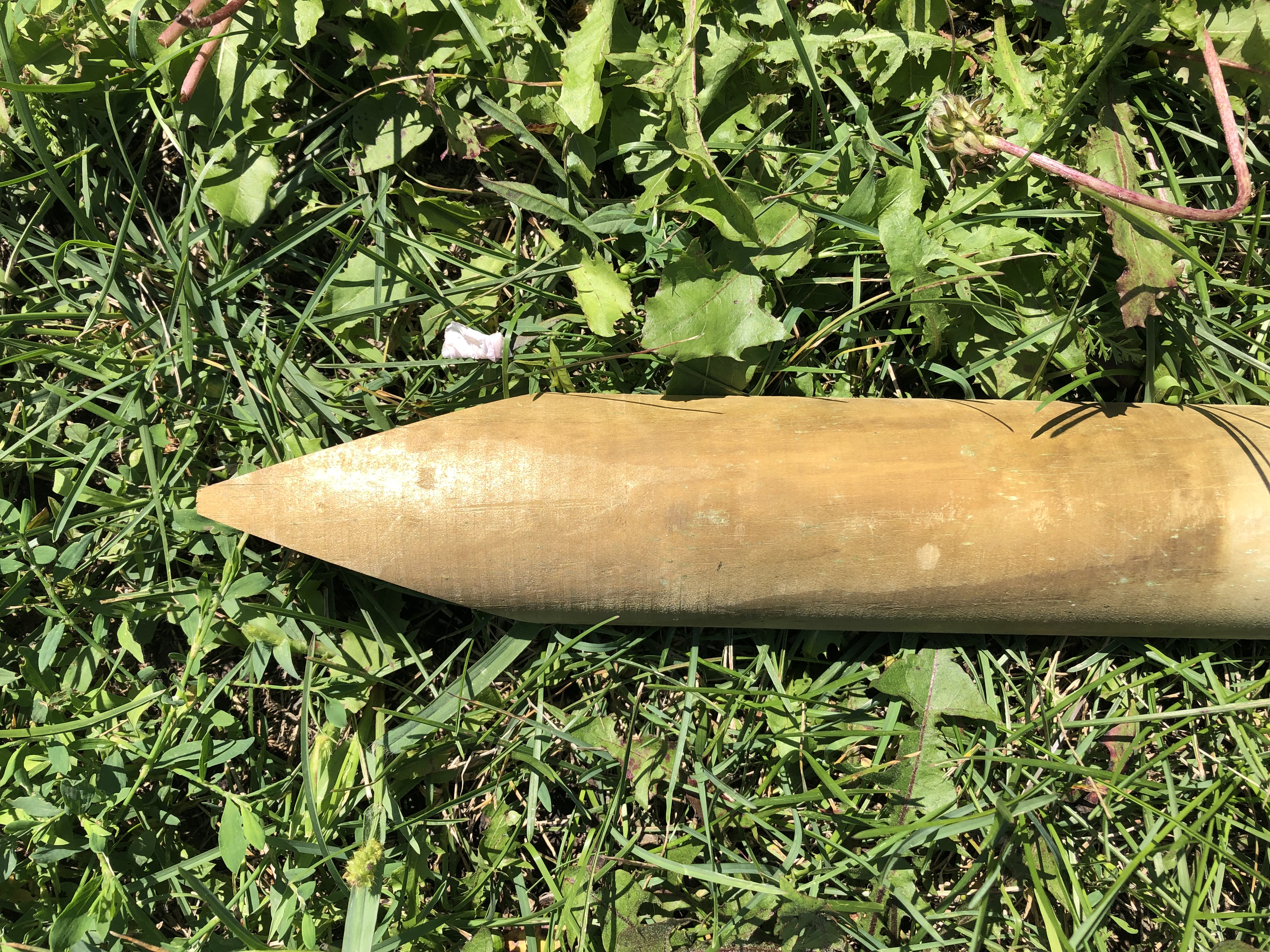 Kurutmadan emprenye edilmiş yarım daire 200cm ø8