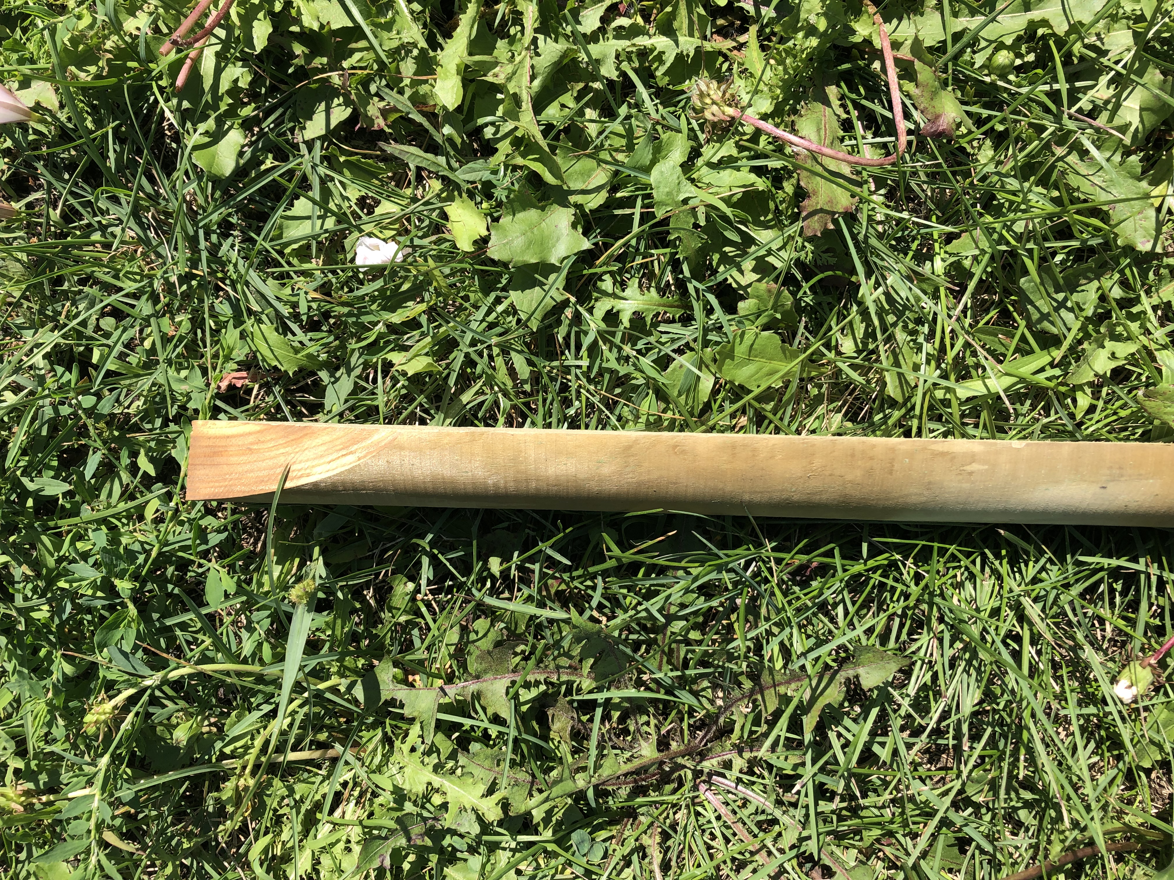 Kurutmadan emprenye edilmiş yarım daire 200cm ø8