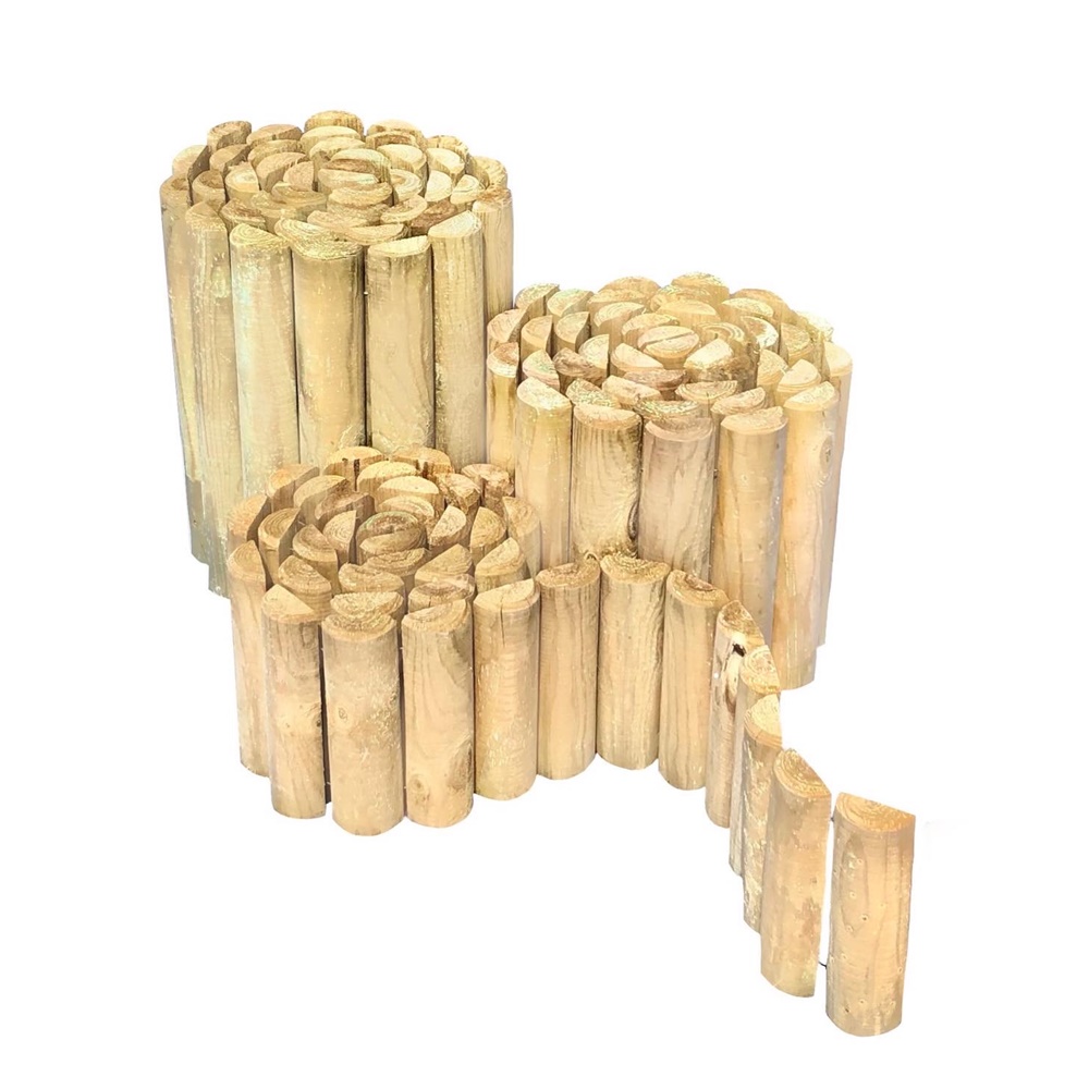 Ahşap çim ayırıcı Osfald ø6 40x250cm