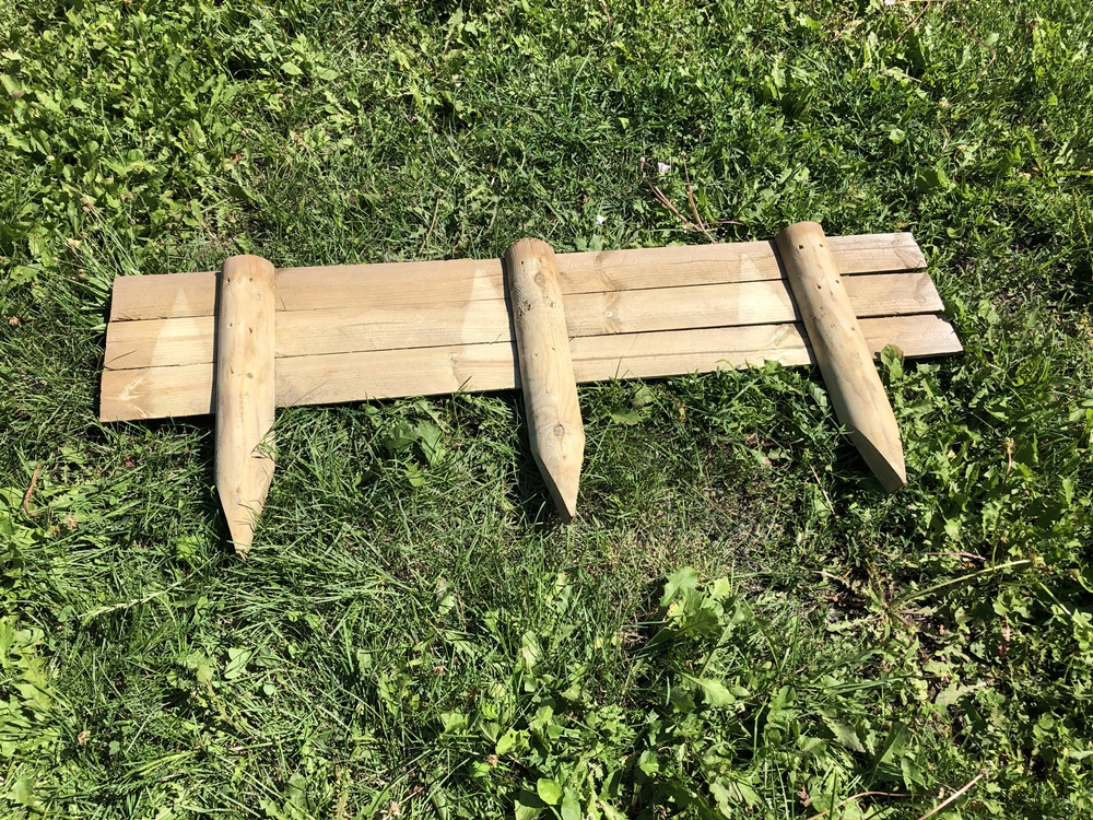 Ahşap çim ayırıcı Otakar ø7 2140x110cm