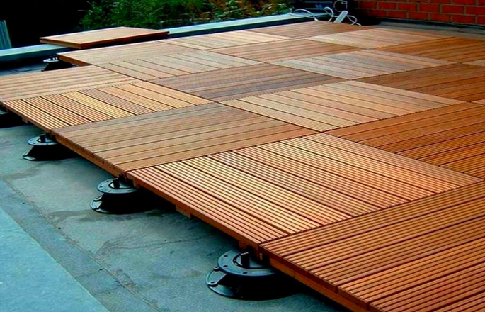 Ahşap döşeme 50x50cm