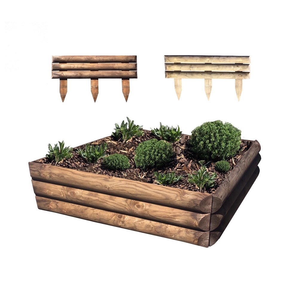 Ahşap çim ayırıcı Otakar ø7 2140x110cm