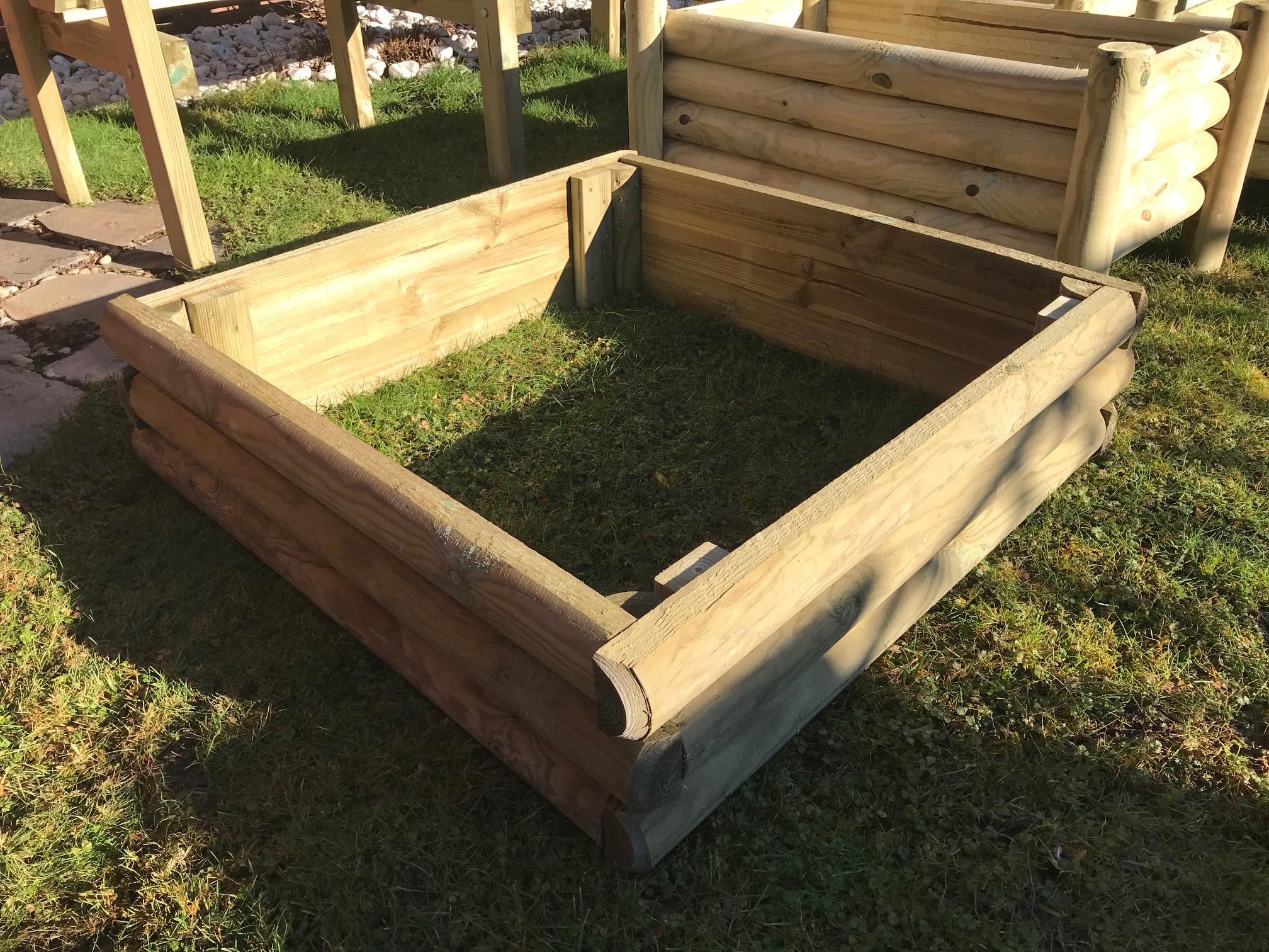 Yükseltilmiş çiçeklik Zhardin ø12 30x90x90cm