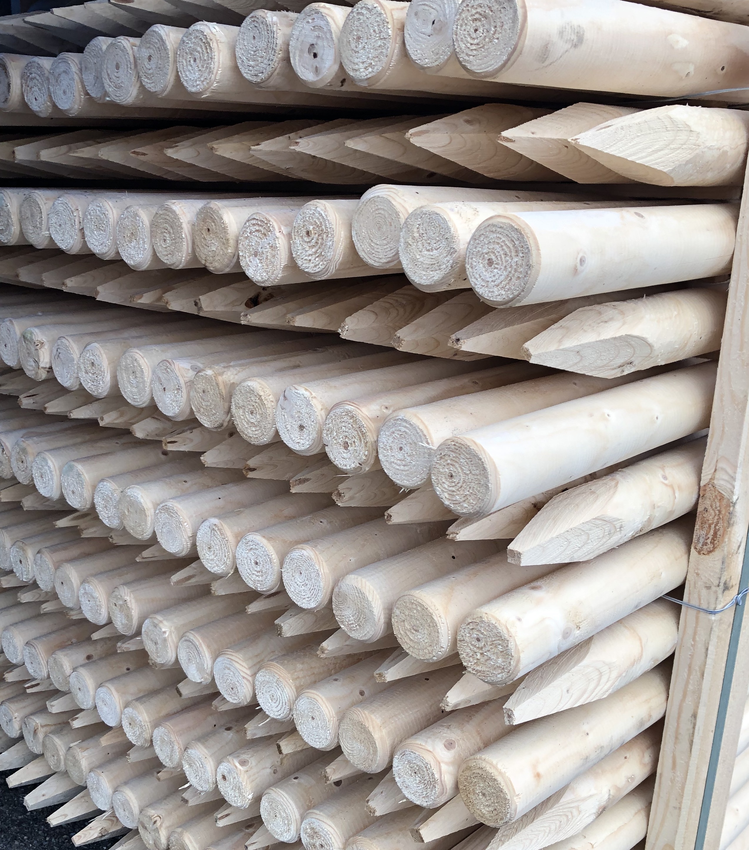 Yuvarlak 100cm ø4 kurutulmuş emprenyeli