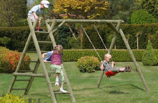 Merdivenli tek kişilik salıncak için malzeme, ø12cm