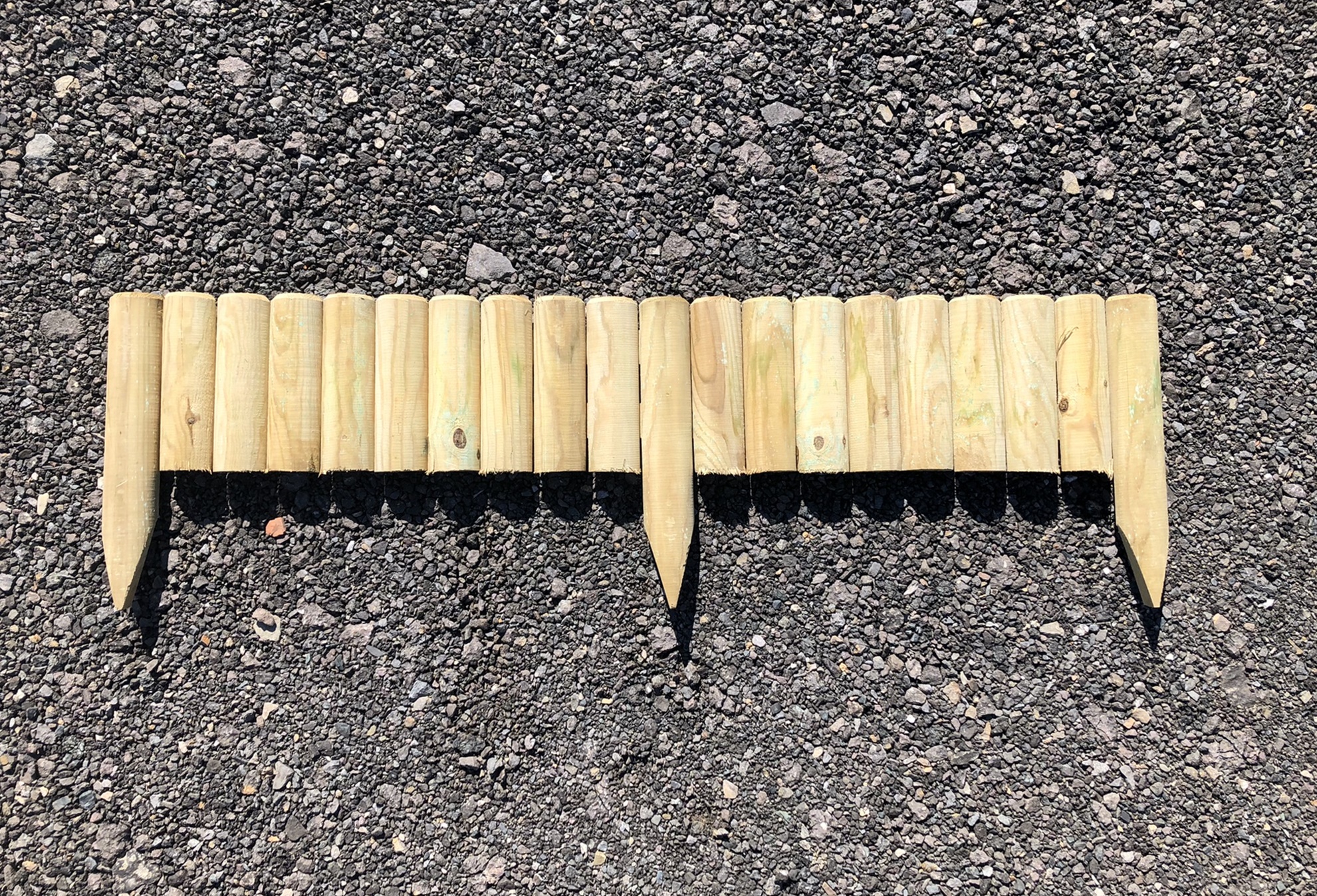 Ahşap çim ayırıcı 