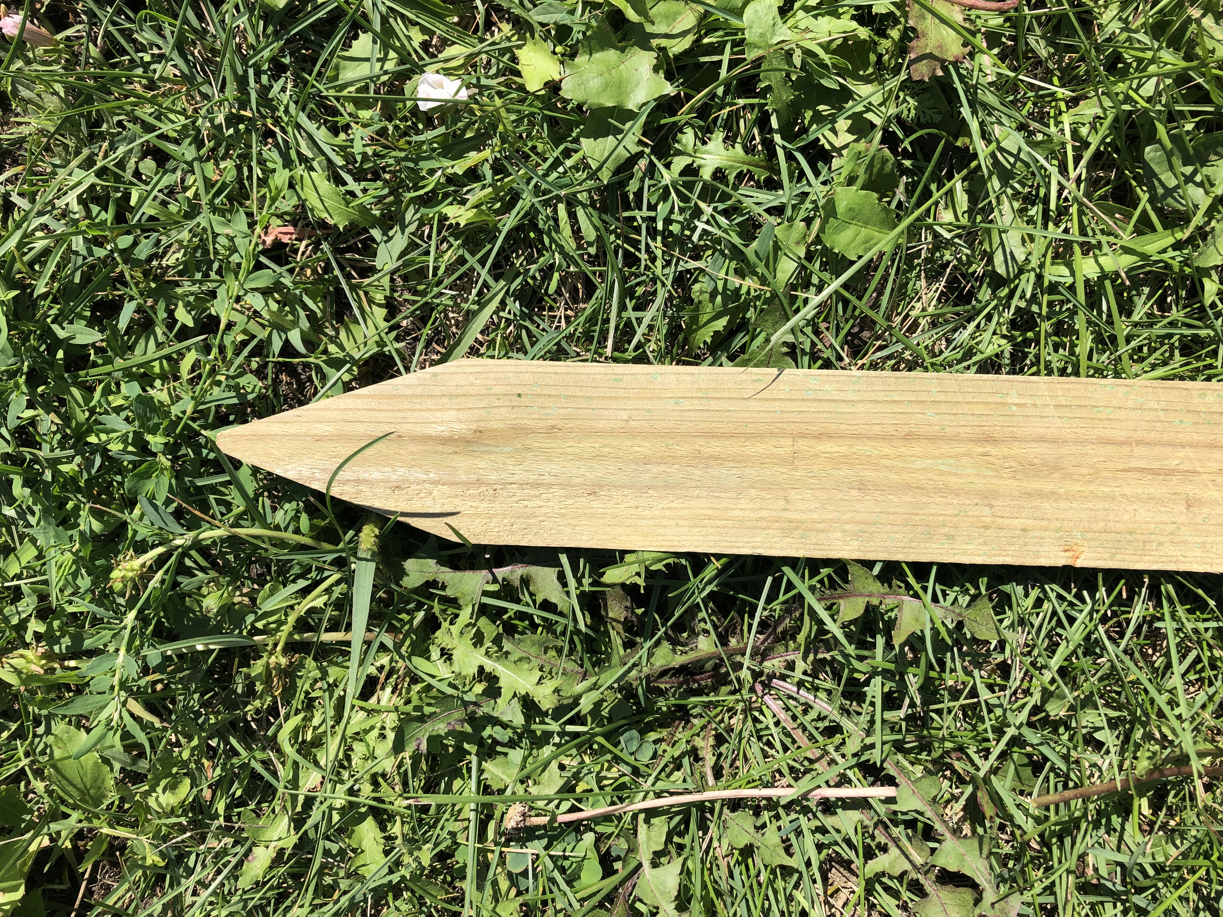 Kurutmadan emprenye edilmiş yarım daire 200cm ø8