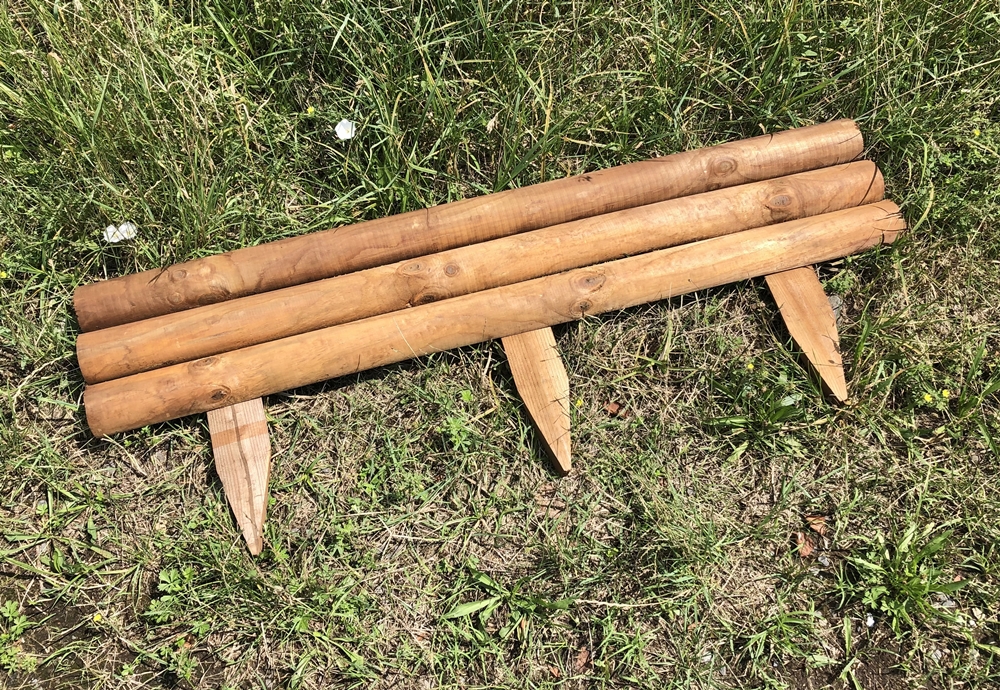 Ahşap çim ayırıcı 