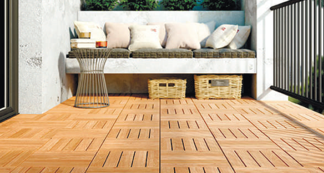 Ahşap döşeme 50x50cm