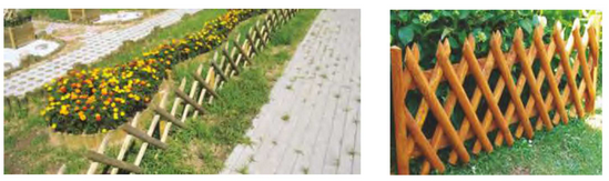 Ahşap çit parçası 