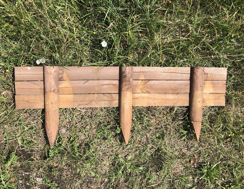 Ahşap çim ayırıcı 